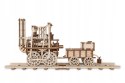 Lokomotywa 1825 r drewaniane mechaniczne puzzle 3D