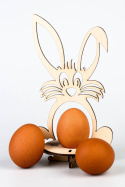Wielkanocny stojak na jajko lub pisankę - Zajączek