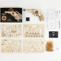 Mechaniczne puzzle 3D - Rewolwer Corsac M60