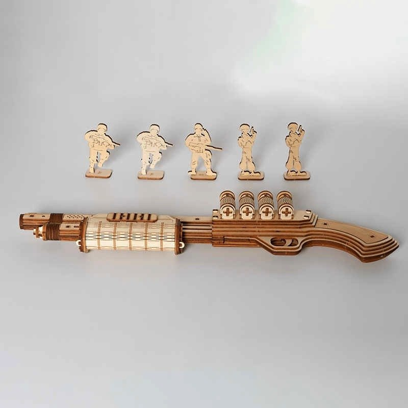 Mechaniczne puzzle 3D - Strzelba Terminator M870