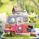 Happy Camper - miniaturowy domek DIY - puzzle 3D